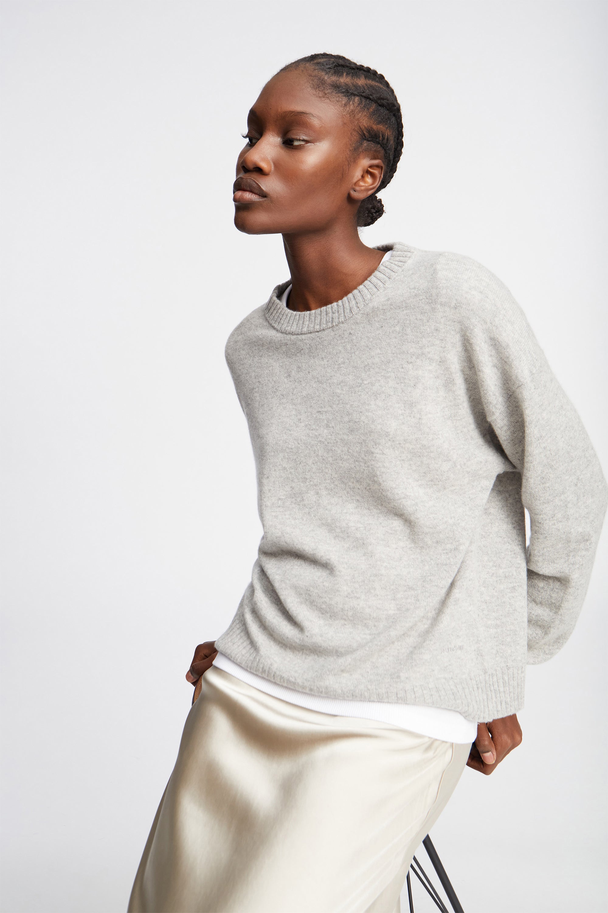 KIARAN CASHMERE - LIGHT GREY