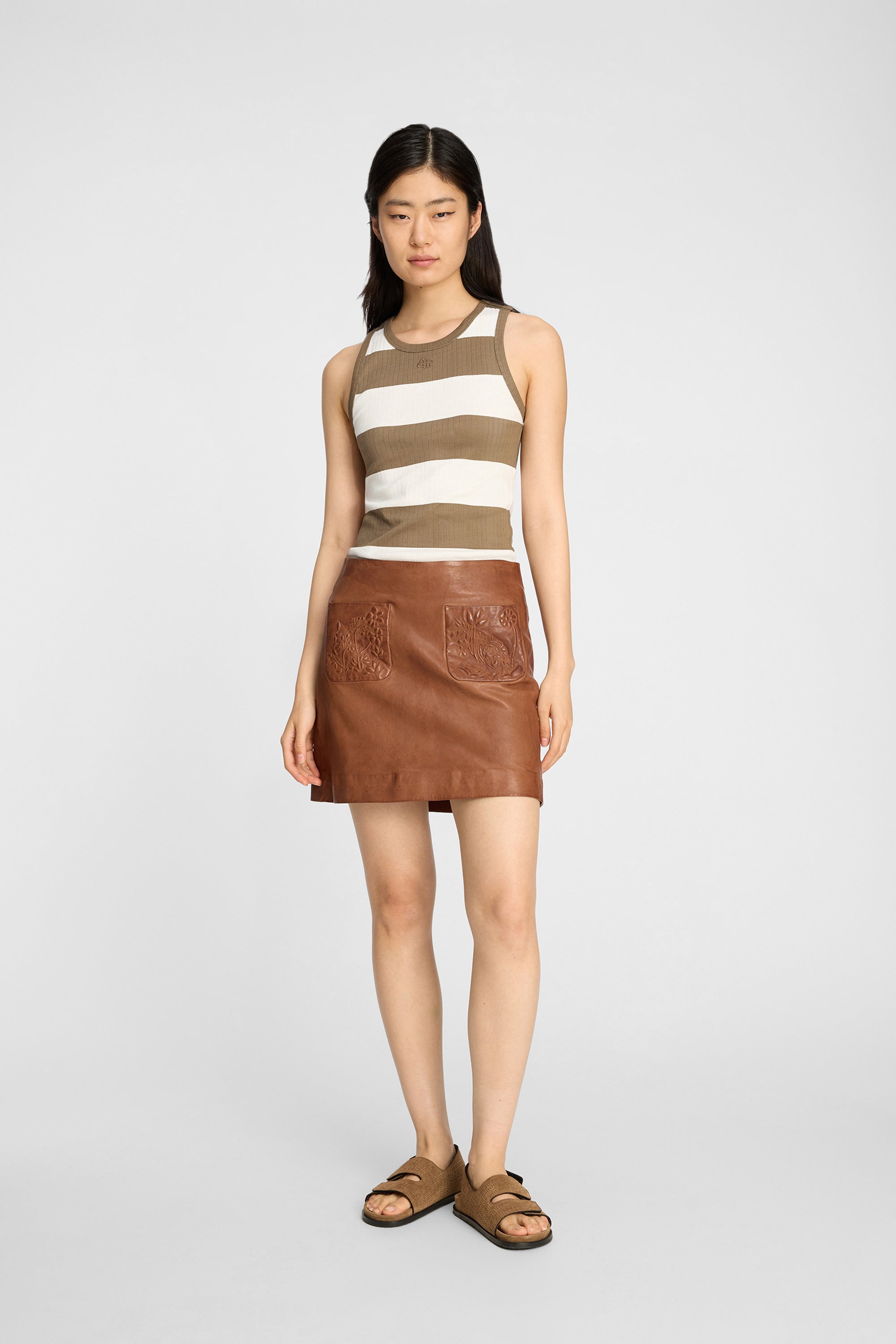 TEZZA - STRIPE MOCCA