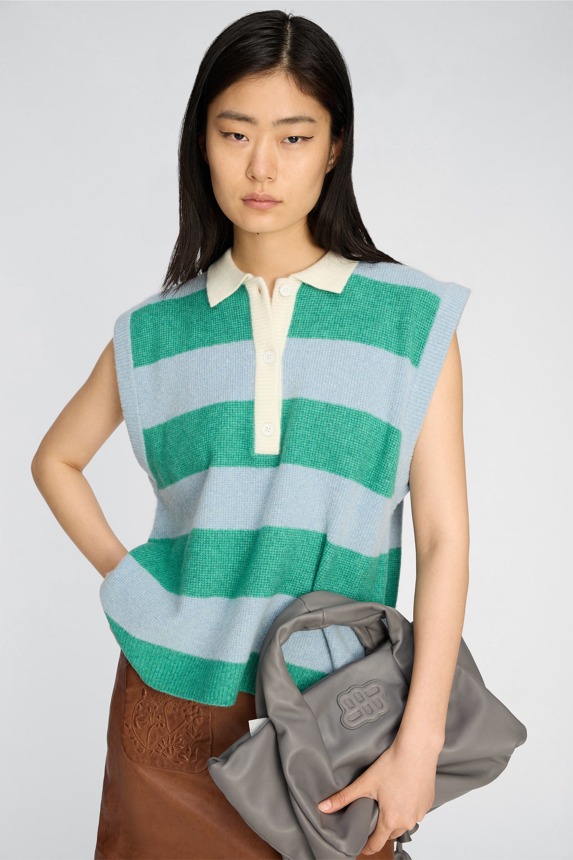 BRACHA - STRIPE GREEN